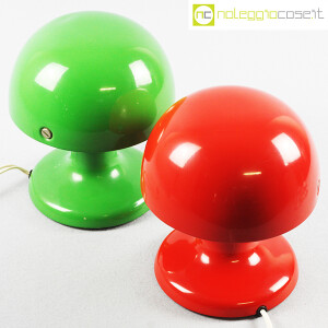 Flos, lampade Jucker verde e rosso, Tobia Scarpa (4)