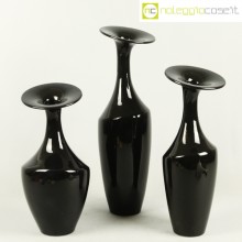 Tris ceramiche vasi neri