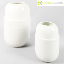 Ceramiche Munari coppia vasi bianchi