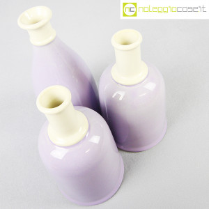 Ceramiche Bucci, set bottiglie lilla, Franco Bucci (4)