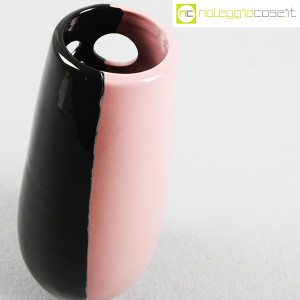 Deruta Ceramiche, vaso rosa e nero (4)