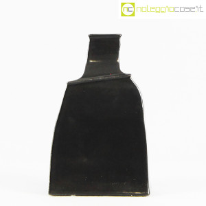 Ceramiche Bucci, vaso irregolare nero, Franco Bucci (2)