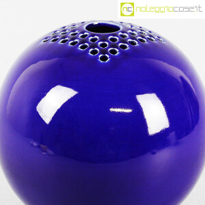 Laboratorio Pesaro, grande vaso sfera blu, Franco Bucci (5)