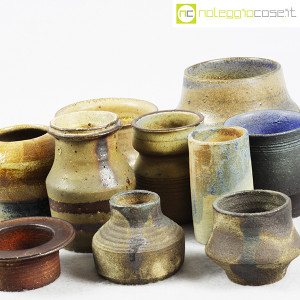 Ceramiche Franco Pozzi, piccoli vasi serie Rustica, set 01 (10pz.), Ambrogio Pozzi (7)