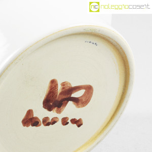 Ceramiche Bucci, vaso coppa bianco in ceramica, Franco Bucci (9)