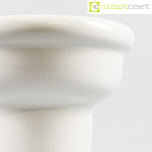 Laboratorio Pesaro, vaso coppa bianco in ceramica, Franco Bucci (6)