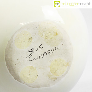 Ibis Cunardo, sfera bianca in ceramica con fori (8)