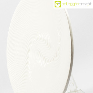 SIC Ceramiche Artistiche, piatto bianco con decoro a rilievo (6)