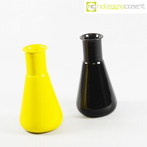 Gabbianelli, vasi bottiglia nero e giallo, Roberto Arioli (3)