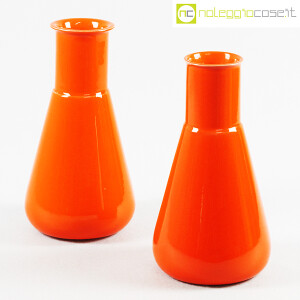 Gabbianelli, vasi bottiglia arancio, Roberto Arioli (1)
