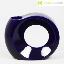 Parravicini Ceramiche vaso blu con buco