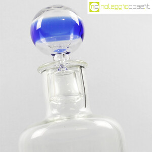 Venini, bottiglia in vetro con fascia blu, Fulvio Bianconi (6)