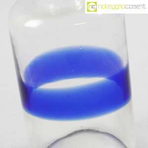 Venini, bottiglia in vetro con fascia blu, Fulvio Bianconi (7)