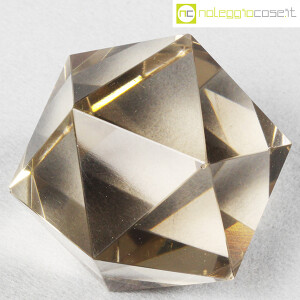 Icosaedro regolare in vetro fumè (4)