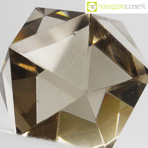Icosaedro regolare in vetro fumè (5)
