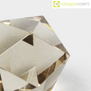 Icosaedro regolare in vetro fumè (6)