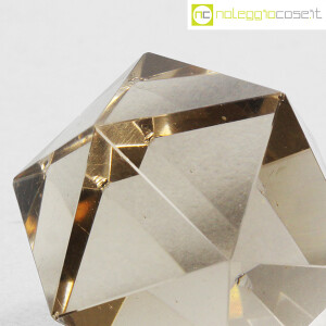Icosaedro regolare in vetro fumè (8)