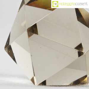 Icosaedro regolare in vetro fumè (9)