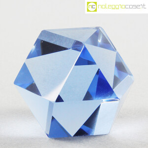 Solido regolare in vetro blu (1)