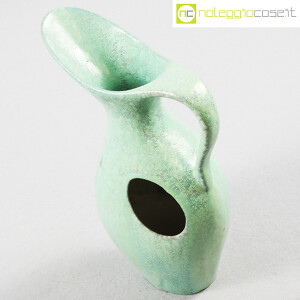 Ceramiche Franco Pozzi, vaso verde con foro, Ambrogio Pozzi (4)