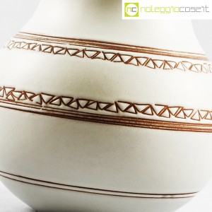 Ceramiche Franco Pozzi, vaso bianco con decori, Ambrogio Pozzi (5)