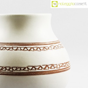Ceramiche Franco Pozzi, vaso bianco con decori, Ambrogio Pozzi (6)