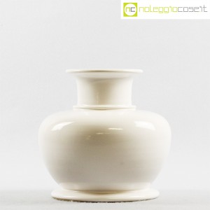 Ceramiche Bucci, vaso bianco basso, Franco Bucci (2)