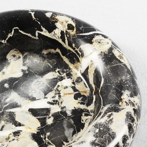 Posacenere in marmo nero venato (7)