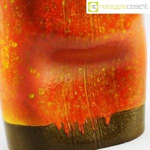 Tasca Ceramiche, vaso schiacciato arancione, Alessio Tasca (5)