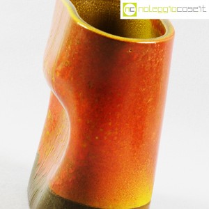 Tasca Ceramiche, vaso schiacciato arancione, Alessio Tasca (6)