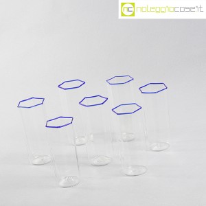 Venini, set bicchieri Esagonali, Carlo Scarpa (3)