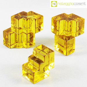Blocchi componibili in vetro giallo oro (1)