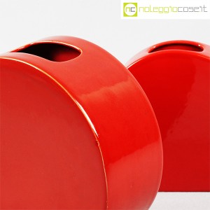 Ceramiche Franco Pozzi, vasi rossi serie Strutture Primarie, Ambrogio Pozzi (5)