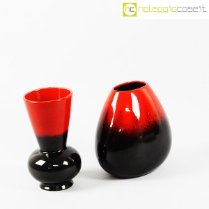 Ceramiche Franco Pozzi, vasi in nero e rosso al selenio, Ambrogio Pozzi (3)