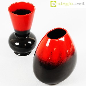 Ceramiche Franco Pozzi, vasi in nero e rosso al selenio, Ambrogio Pozzi (4)