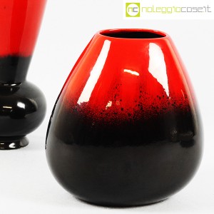 Ceramiche Franco Pozzi, vasi in nero e rosso al selenio, Ambrogio Pozzi (6)