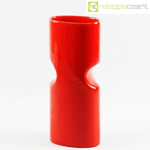 Gabbianelli, vaso alto rosso, Franco Bettonica (1)