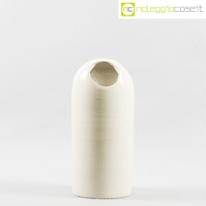 Vaso alto tre fori in ceramica bianco (2)
