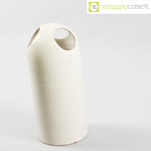 Vaso alto tre fori in ceramica bianco (3)