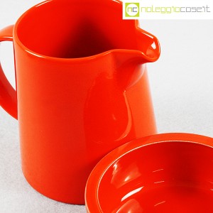 Ceramiche Franco Pozzi, bricco e ciotola arancione, Franco Pozzi (8)