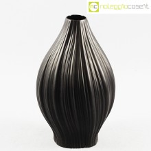 Rosenthal vaso nero Plissee Martin Freyer