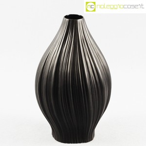 Rosenthal, vaso nero Plissee, Martin Freyer (1)