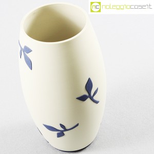 Paola Lenti, vaso bianco decori blu (4)