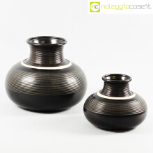 Ceramiche Bucci vasi contenitore nero