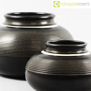 Ceramiche Bucci, vasi contenitore con tappo doppio, Franco Bucci (6)