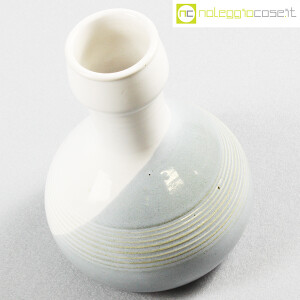 Ceramiche Bucci, vaso bianco azzurro, Franco Bucci (4)