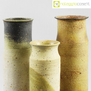 Ceramiche Franco Pozzi, vasi cilindrici serie Rustica, Ambrogio Pozzi (6)