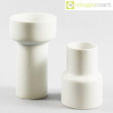 Ceramiche Pozzi vasi bianchi double face
