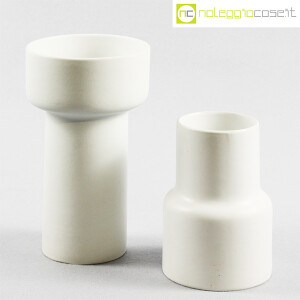 Ceramiche Franco Pozzi, vasi bianchi double face, Ambrogio Pozzi (1)