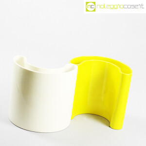 SICA Ceramiche, vasi curvi Coppo bianco e giallo (3)